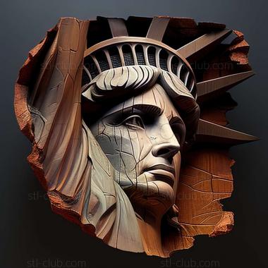 3D мадэль Питер Фиоре, американский художник (STL)